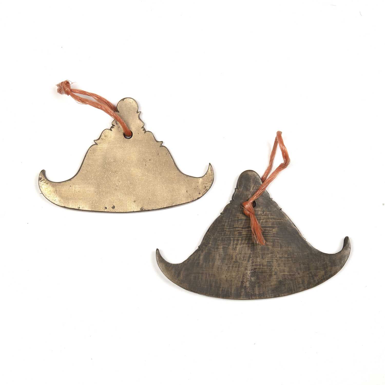 Lot 356 - Two Kyi Zi (bell plates) Ceylonese or Burmese...