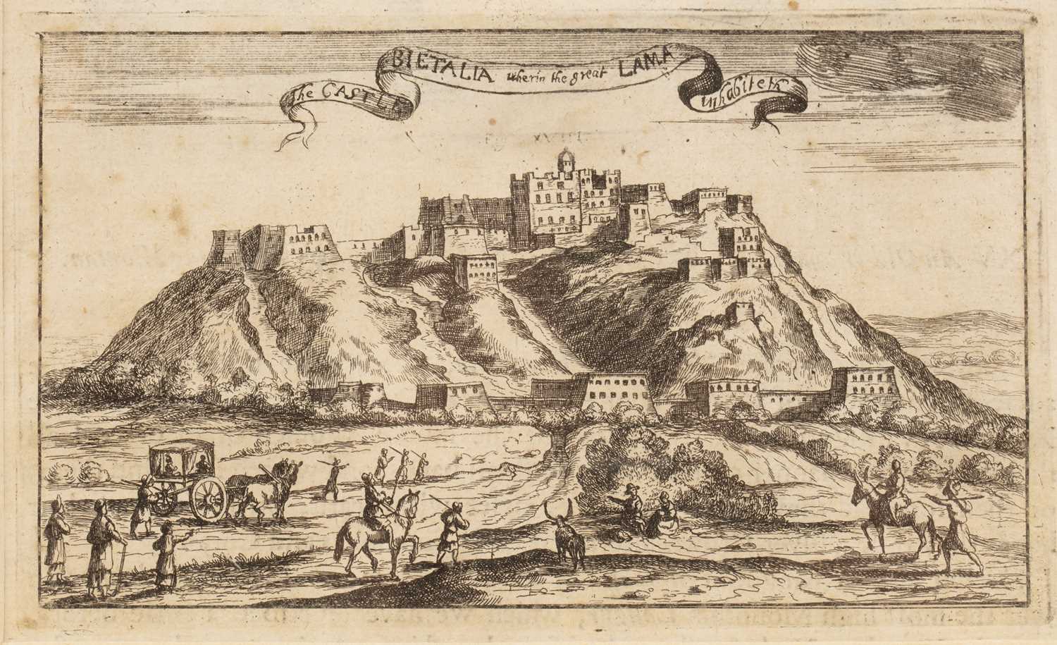 Lot 270 - Small etching Tibetan, 17th Century depicting...