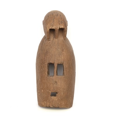 Lot 217 - A Dogon, Mali carved wood mask 16cm wide 34cm...