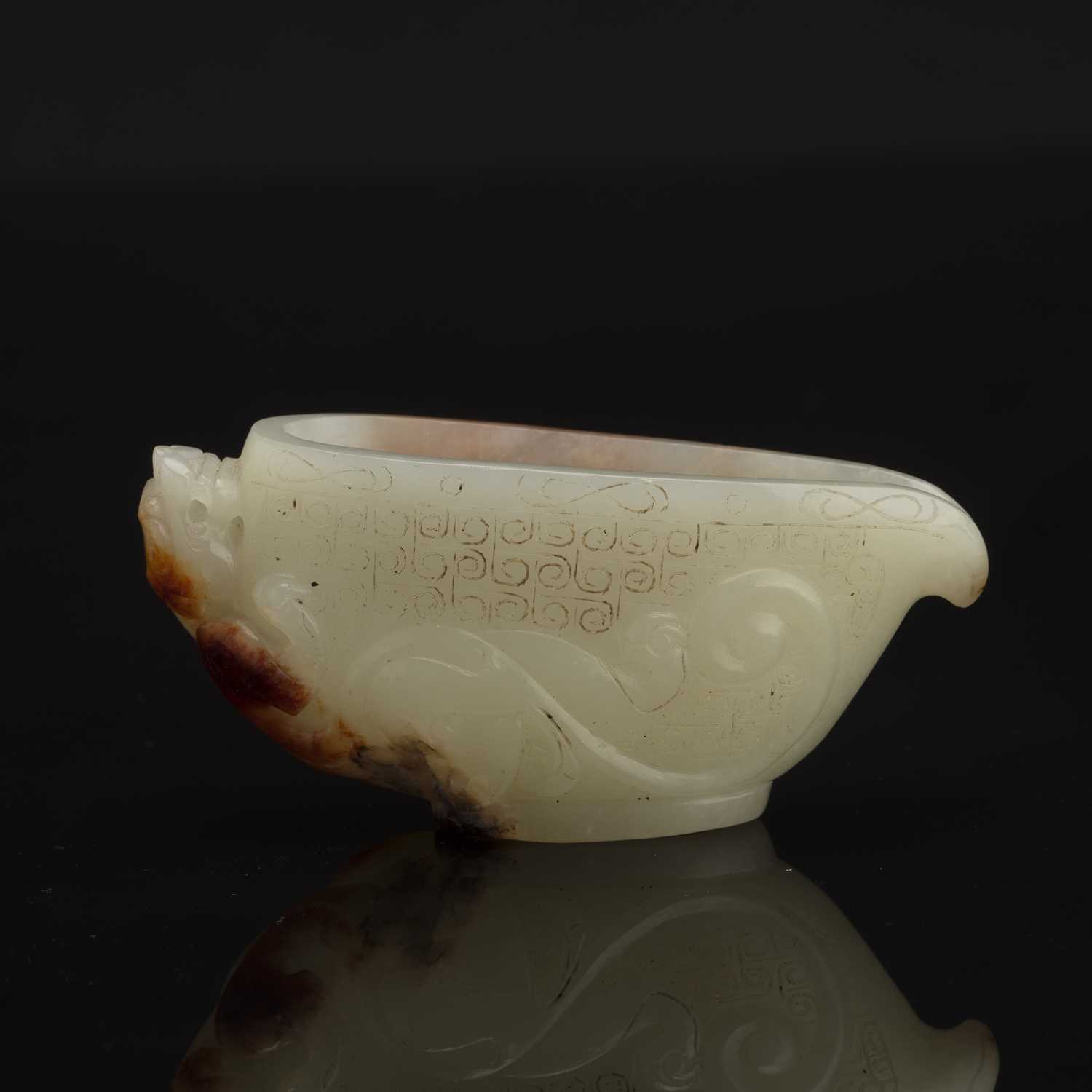 Lot 191 - Jade archaic vessel Chinese, 19th/20th Century...