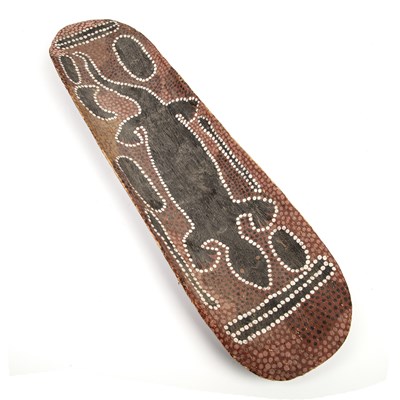 Lot 226 - An Aboriginal painted bowl 70cm x 18cm
