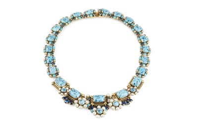 Lot A costume necklace by Christian Dior, designed...