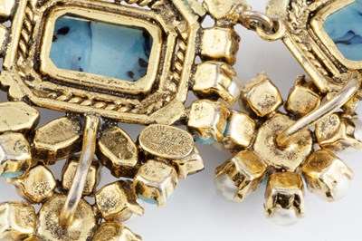Lot 124 - A costume necklace by Christian Dior, designed...
