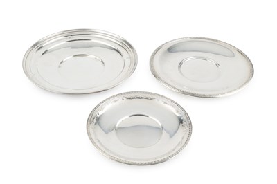 Lot 158 - An American silver circular plate, by F. B....