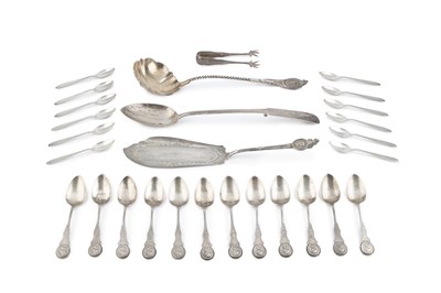 Lot 159 - A collection of American silver flatware,...