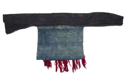 Lot 220 - Hmong baby carrier Vietnam with a geometric...