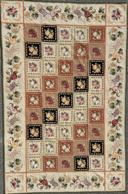 Lot 1277 - An English needlework carpet