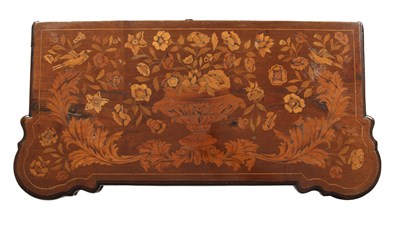 Lot 68 - An early 19th century Dutch marquetry card...