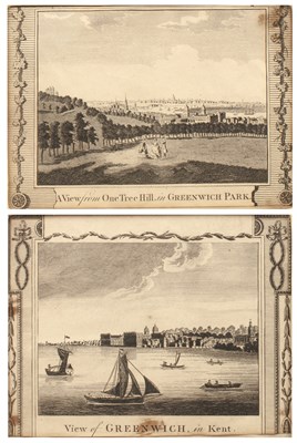 Lot 149 - Two 18th century engravings, views of...