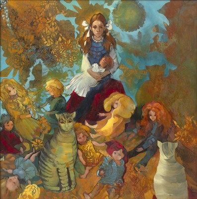 Lot 442 - Luc Simon (1924-2011) 'Joy et ses Silences',...