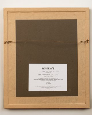 Lot 110 - After Ben Nicholson (1894 – 1982) “Still Life...