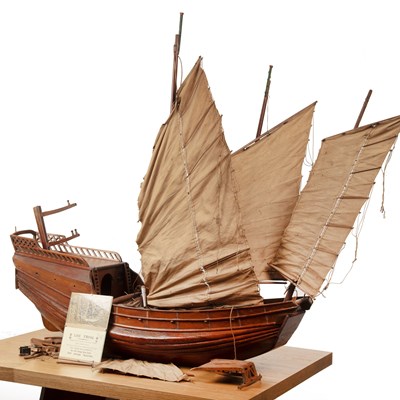 Lot 386 - Large model Junk made by Lee Tsing Chinese...