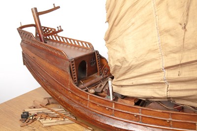 Lot 386 - Large model Junk made by Lee Tsing Chinese...