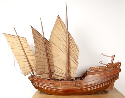 Lot 386 - Large model Junk made by Lee Tsing Chinese...