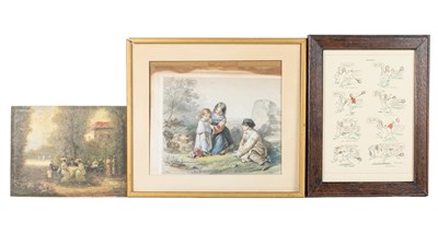 Lot 499 - Three decorative pictures