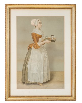 Lot 1132 - A decorative 19th century chromolithograph