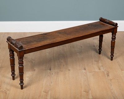 Lot 99 - A Regency mahogany window seat