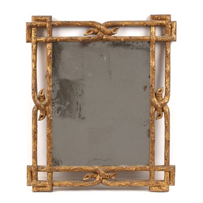 Lot 193 - A 19th century gilt framed mirror 46cm x 55cm