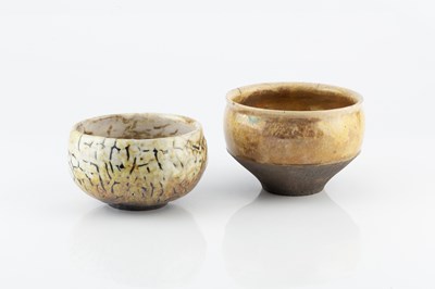Lot 572 - Gisele Buthod-Garcon (b.1954) Two chawan both...