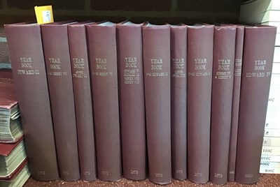 Lot 479 - LES REPORTS DE CASES – YEAR BOOKS 1971 reprint...