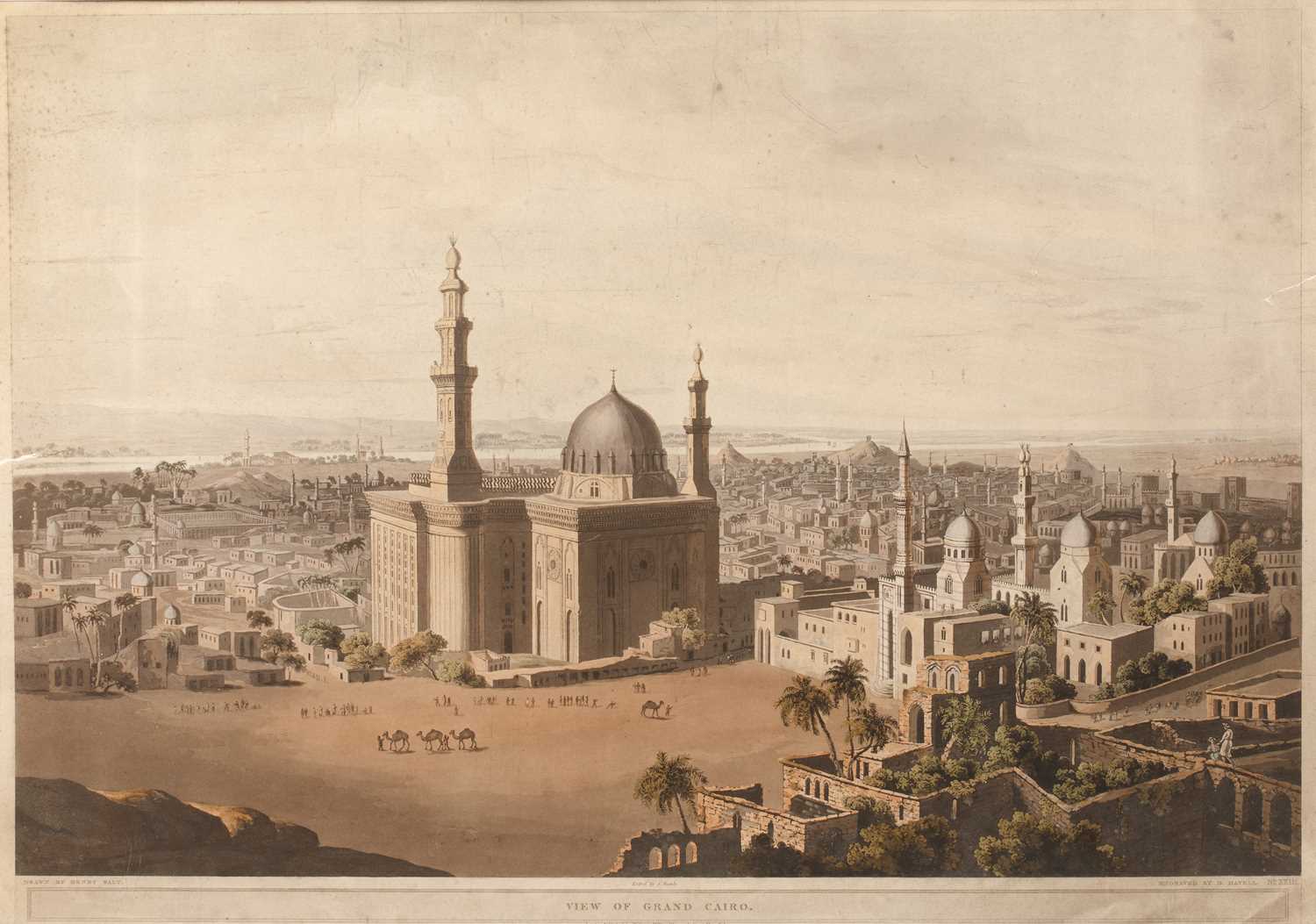Lot 55 - D. Havell after Henry Salt View of Grand Cairo,...