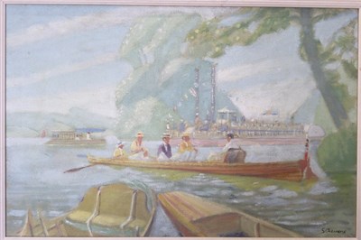 Lot 173 - John Strevens (1902-1990) Henley Regatta...