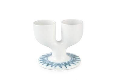 Lot 829 - Troika, St Ives Double egg cup impressed marks...