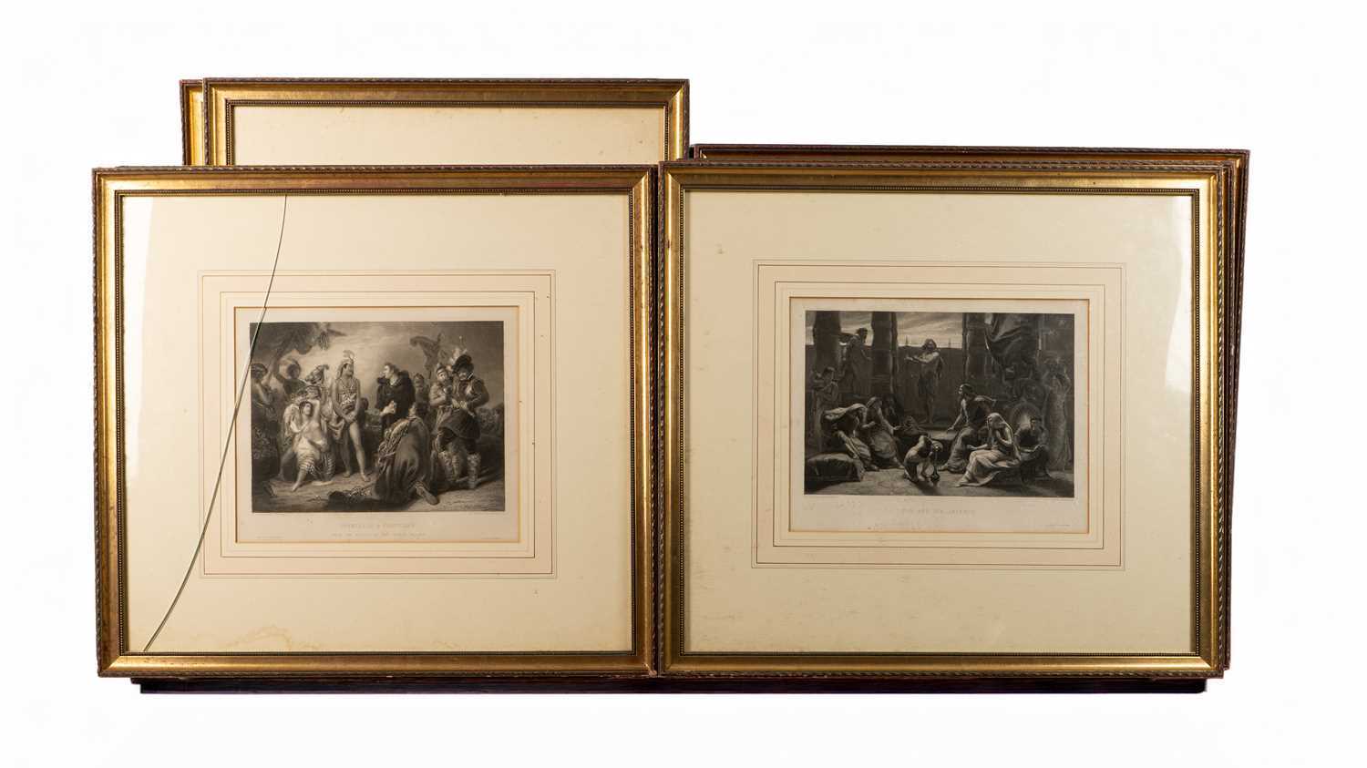 Lot 11 - A collection of 24 19th century monochrome...