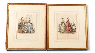 Lot 13 - A collection of 8 fashion plates, coloured...