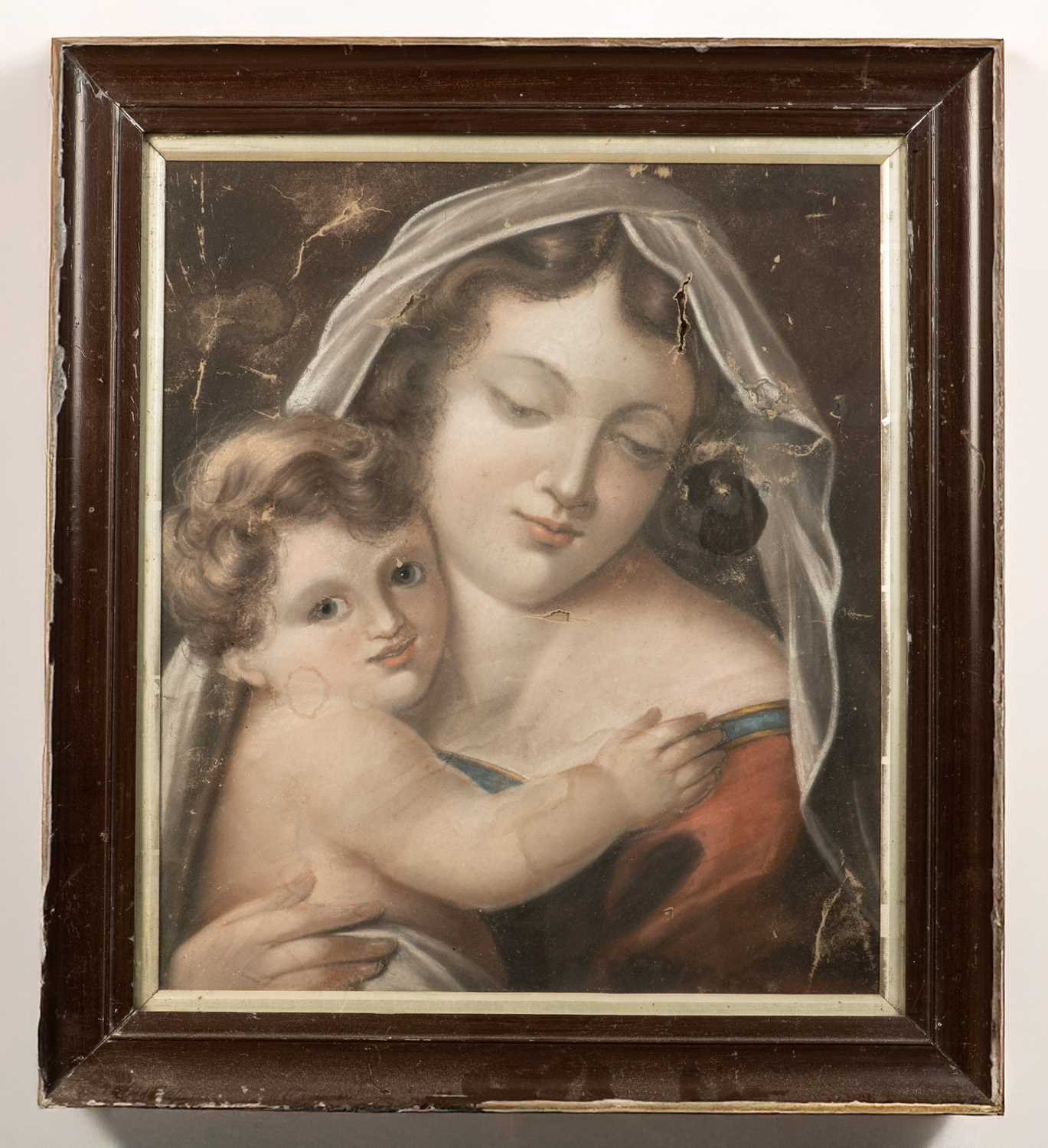 Lot 14 - Continental School (19th century) Madonna and...