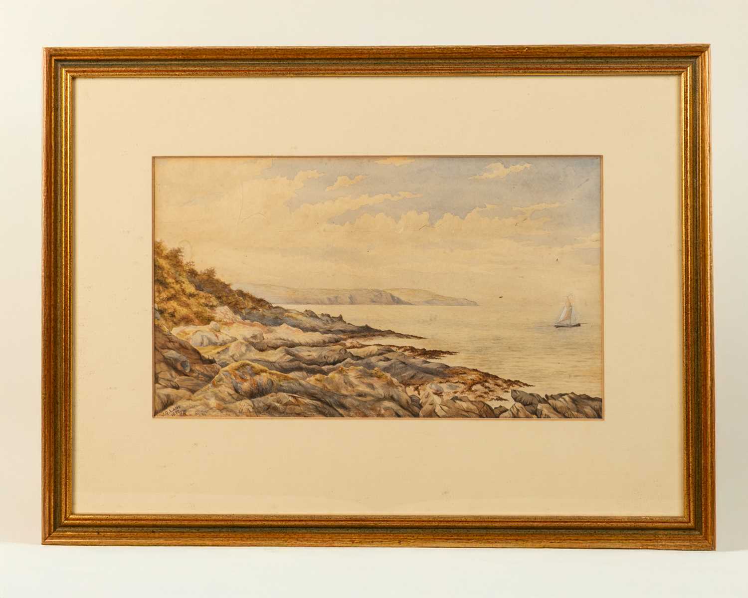 Lot 52 - John Quiller Lane (act.1885-1889) A coastal...