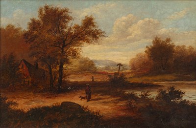Lot 272 - Follower of Joseph Thors (1835-1920) River...