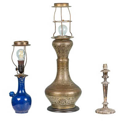 Lot 414 - Three table lamps