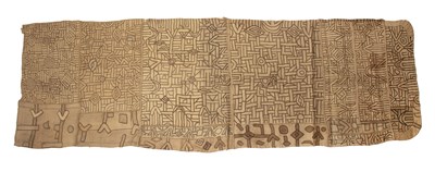 Lot 271 - An early to mid 20th century Kuba raffia cloth...