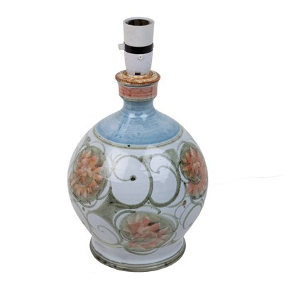 Lot 242 - An Aldermaston pottery table lamp by Alan Caiger-Smith MBE