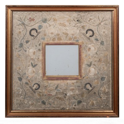 Lot 1120 - An 18th century Chalice Veil needlework fragment