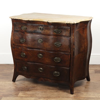Lot Kingswood Dutch style bombe commode 19th...