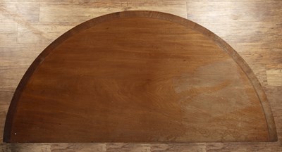 Lot 7 - Mahogany demi-lune sideboard 19th Century,...