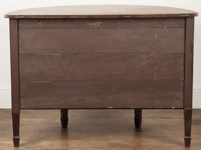 Lot 7 - Mahogany demi-lune sideboard 19th Century,...