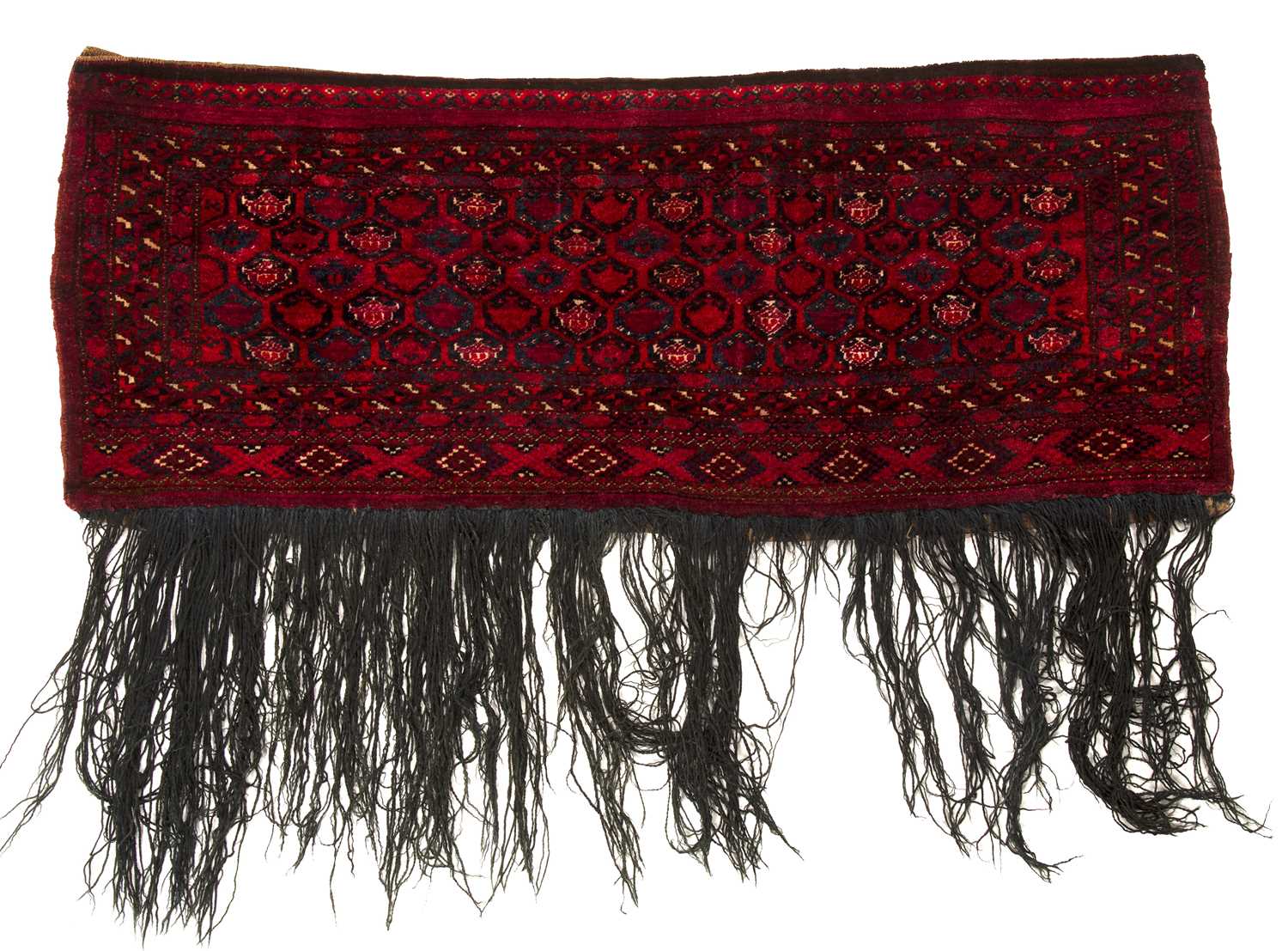 Lot 227 - A Salor / Saryk Turkmen torba with the...