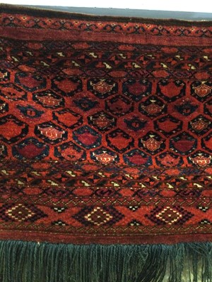 Lot 227 - A Salor / Saryk Turkmen torba with the...