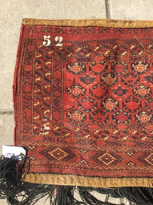 Lot 227 - A Salor / Saryk Turkmen torba with the...