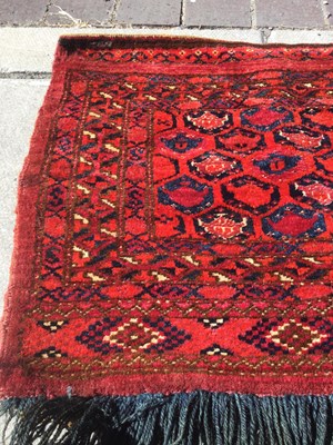 Lot 227 - A Salor / Saryk Turkmen torba with the...