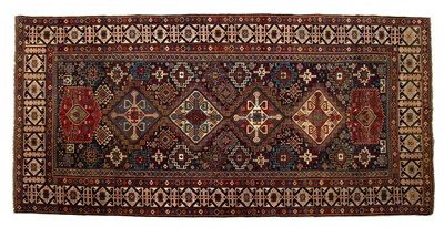 Lot 239 - A Caucasian Shirvan rug classic medallion...