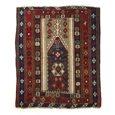 Lot 233 - A Turkish kilim from the Obruk region of a...