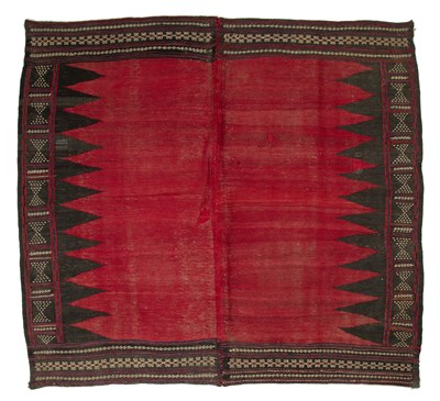 Lot 237 - A Tribal Baluch ‘sofreh’ eating cloth, Farah...