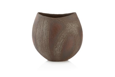 Lot 508 - John Ward (1938-2023) Vessel the dark glaze...