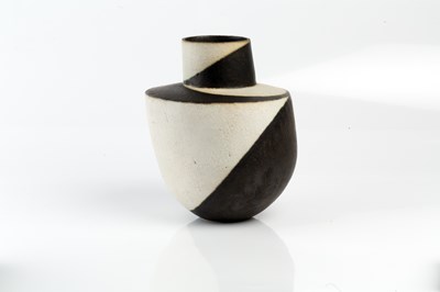 Lot John Ward (1938-2023) Angular vessel black and...