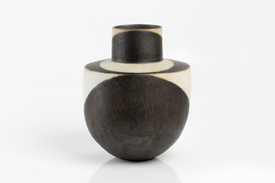 Lot John Ward (1938-2023) Angular vessel black and...
