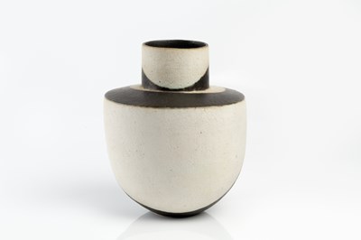 Lot John Ward (1938-2023) Angular vessel black and...